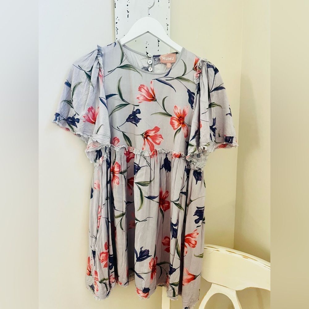 SHOW ME YOUR MUMU Floral Print Dress; Size XS - Picture 2 of 3